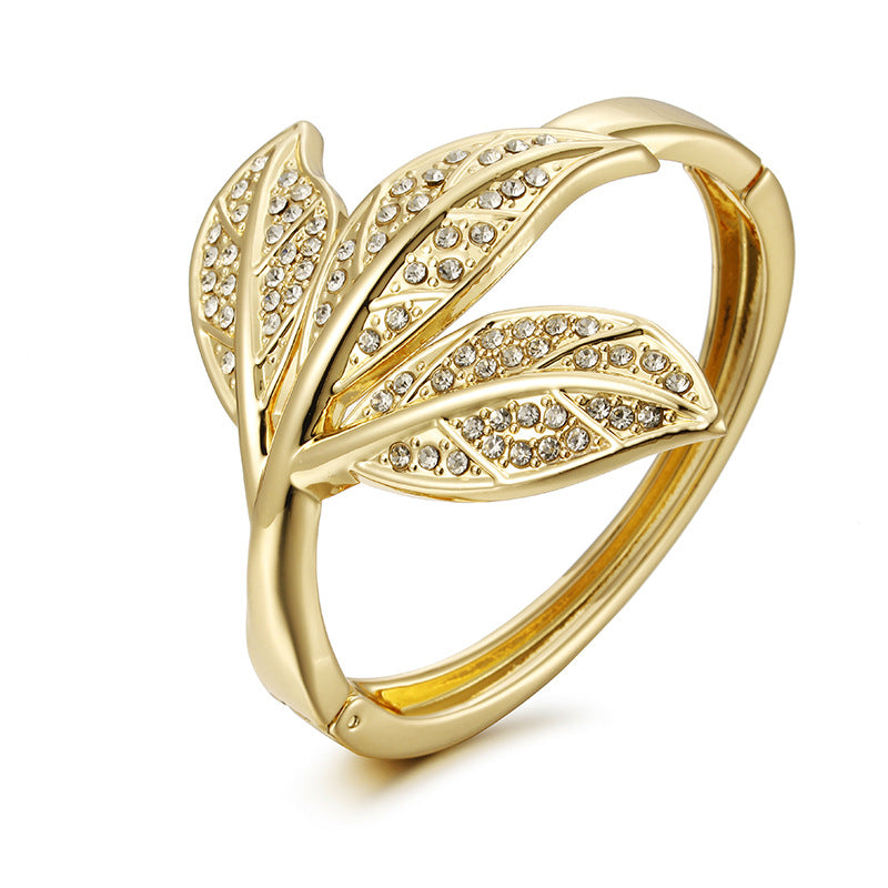 Luxury Leaf Bracelet - Vienna Verve Collection