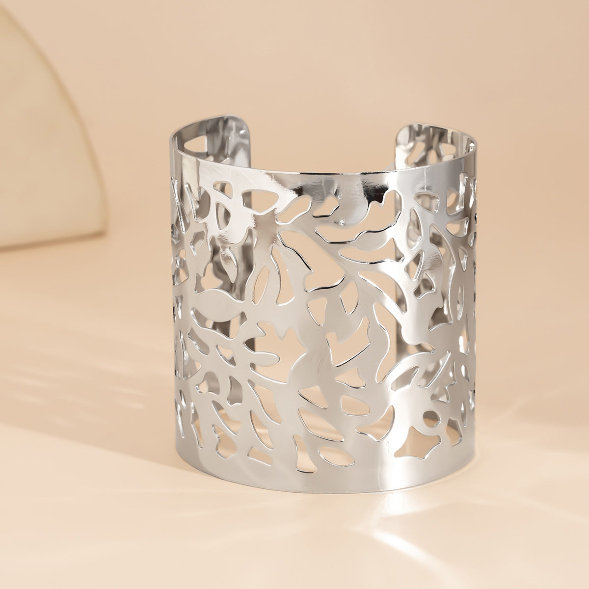 Cross-border Geometric Metal Flower Bracelet