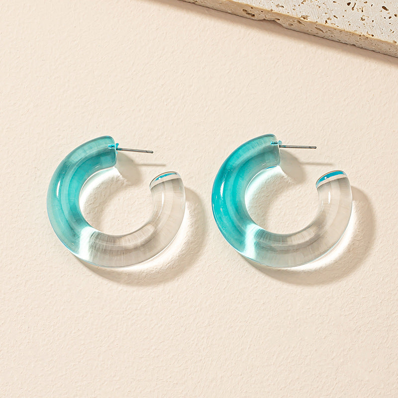 Block Acrylic Earrings - Vienna Verve Collection