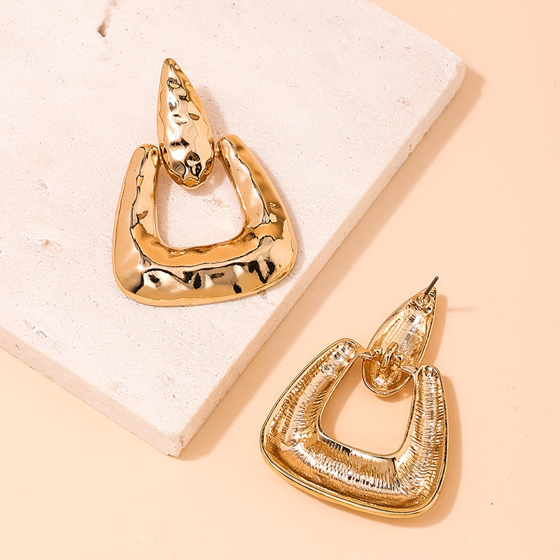 Irregular Triangle Geometric Earrings from Vienna Verve Collection