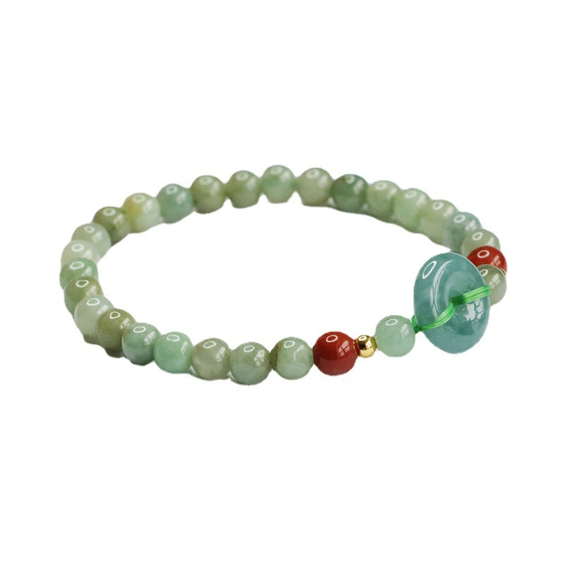 Fortune's Favor Sterling Silver Jade Bracelet