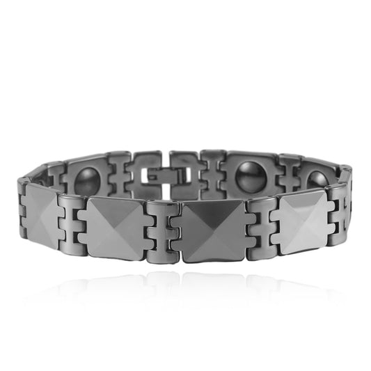 Customizable Titanium Steel Punk Bracelet for Men and Women - Stylish Tungsten Jewelry