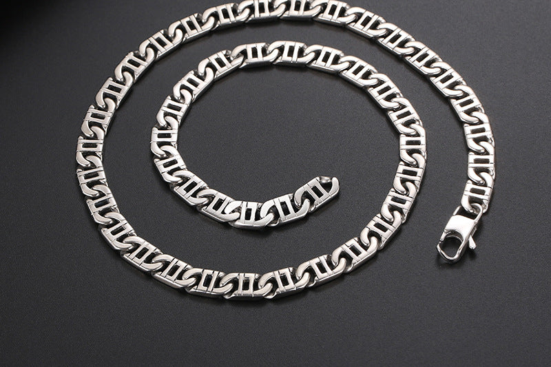 Timeless Titanium Steel Geometric Jewelry for Men and Women - Personalized Bracelets and Necklaces