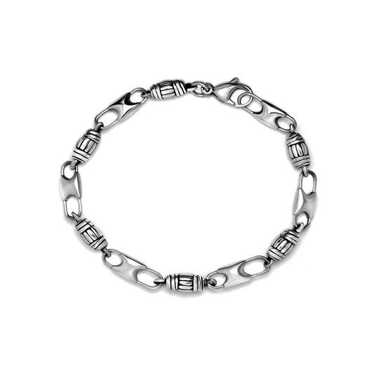 Titanium Steel Couple Bracelet - Minimalist Double Buckle Design Inspired by Japan & Korea