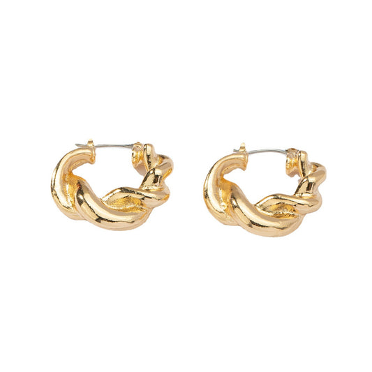 Metallic Glam Retro Earrings - Vienna Verve Collection