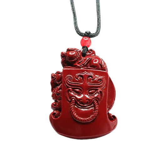 Cinnabar Pendant Wealth Pixiu Pendant The National Style