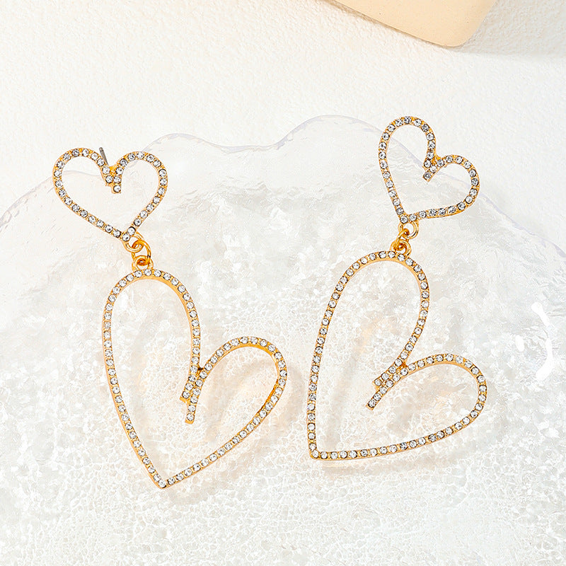 Exaggerated Love Long Ladies Earrings - Vienna Verve Collection