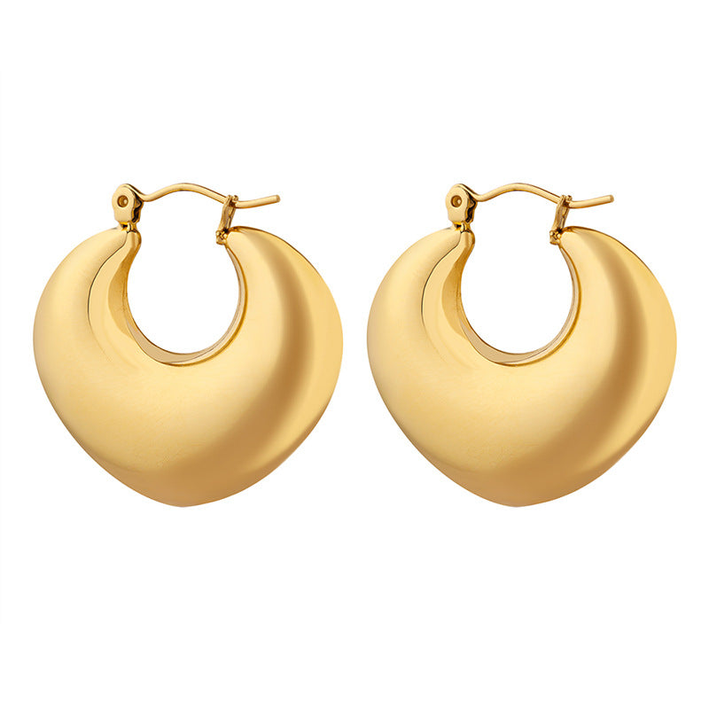 Everyday Genie Metal U-shaped Hook Earrings