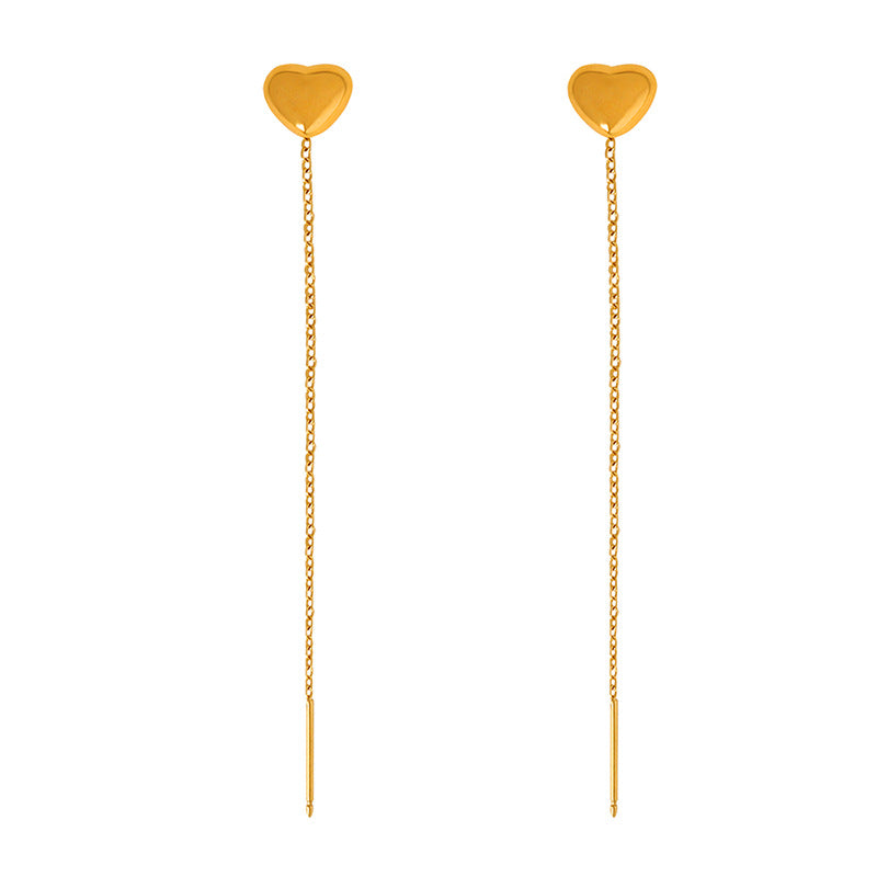 Elegant Personalized Tassel Earrings - Hypoallergenic 18K Gold Plated