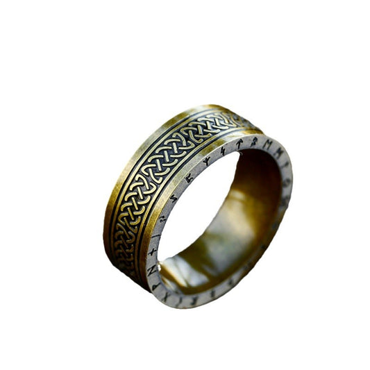 Men's Viking Celtic Knot Ring in Stylish Titanium Steel - Wholesale Available