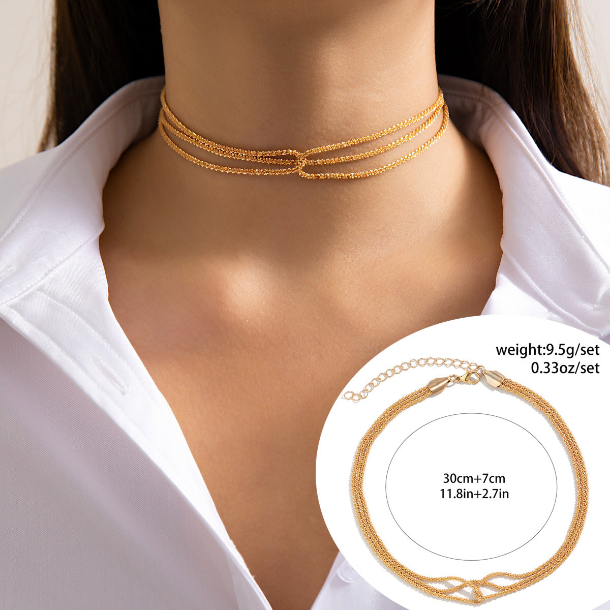 Chic European Chain Necklace for Women