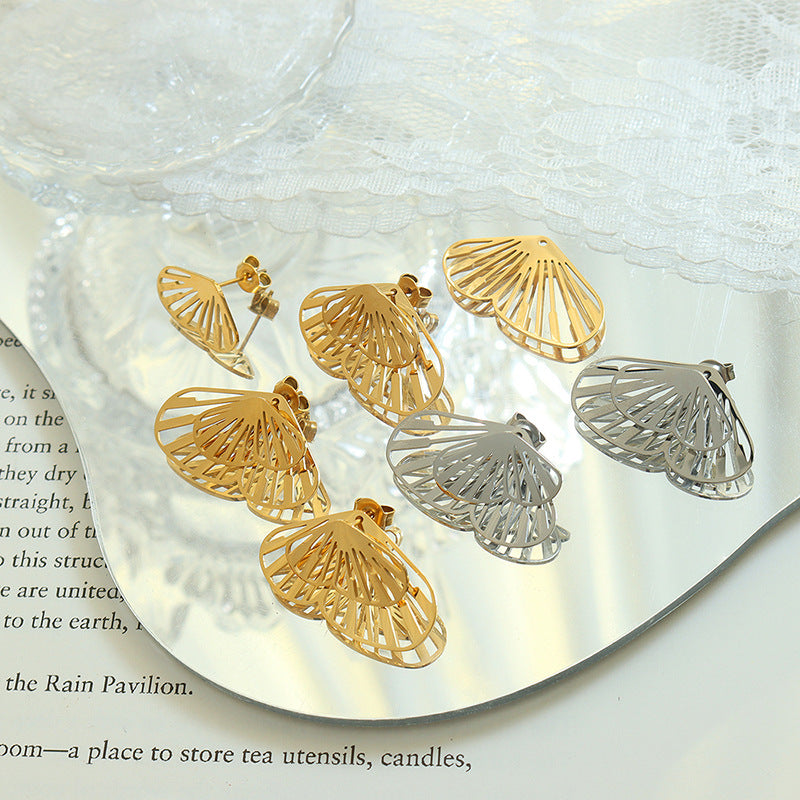 Butterfly Dance Gold-Plated Earrings for Women by Planderful - Everyday Genie Collection