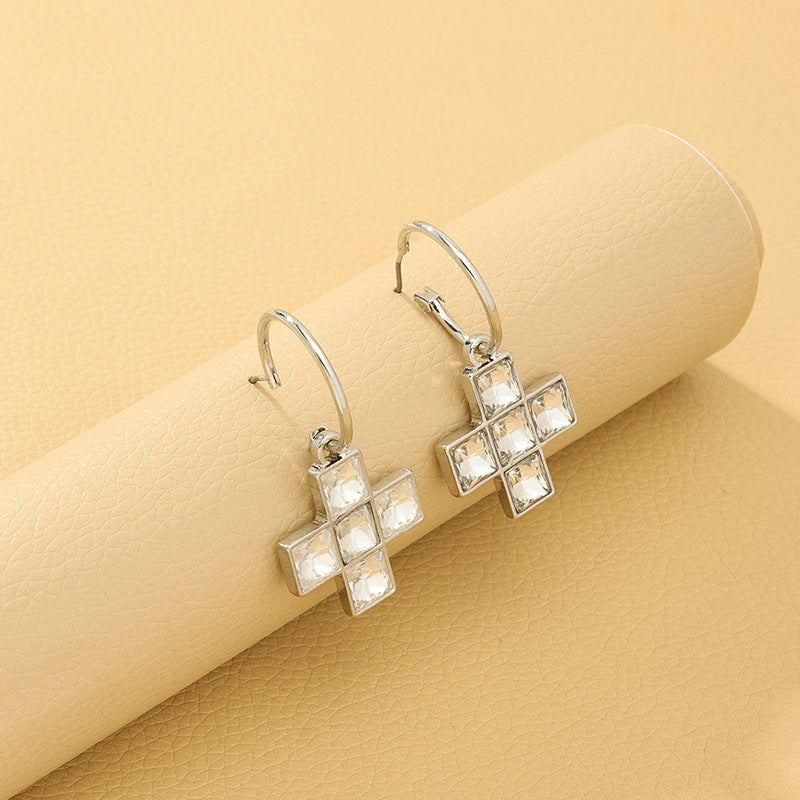 Cross Earrings - Vienna Verve Collection by Planderful