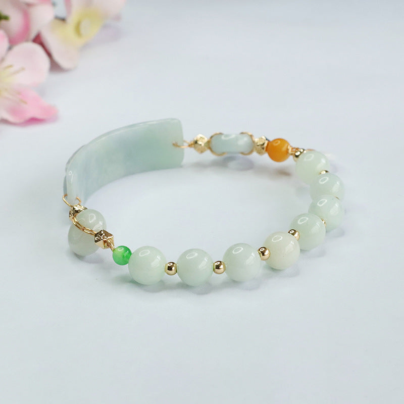 Fortune's Favor Sterling Silver Jade Bracelet