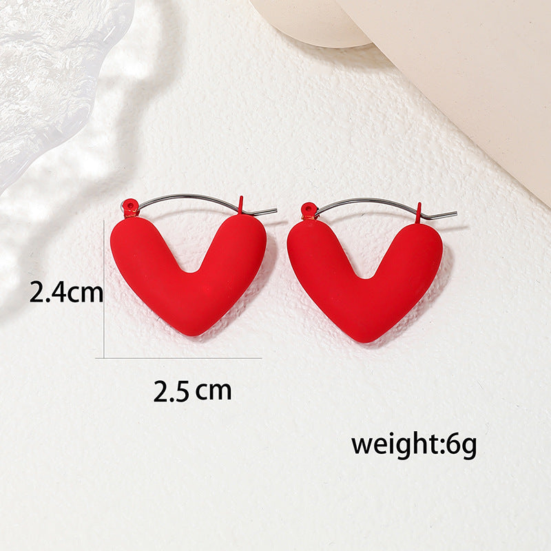 Sweet Heart Stud Earrings - Vienna Verve Collection