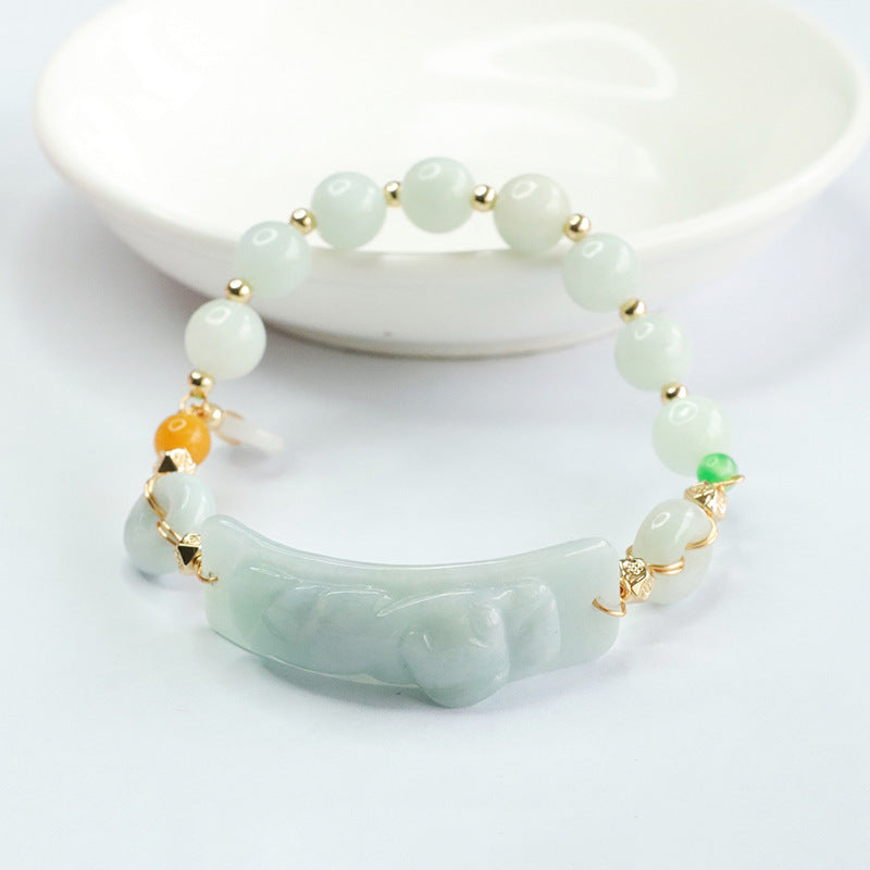 Fortune's Favor Sterling Silver Jade Bracelet