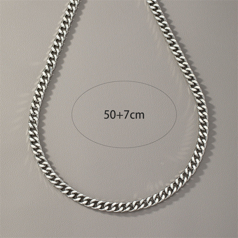 Alloy Chain Necklace with Timeless Appeal