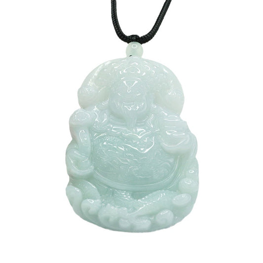 Jade Pendant God of Wealth from the Fortune's Favor Collection