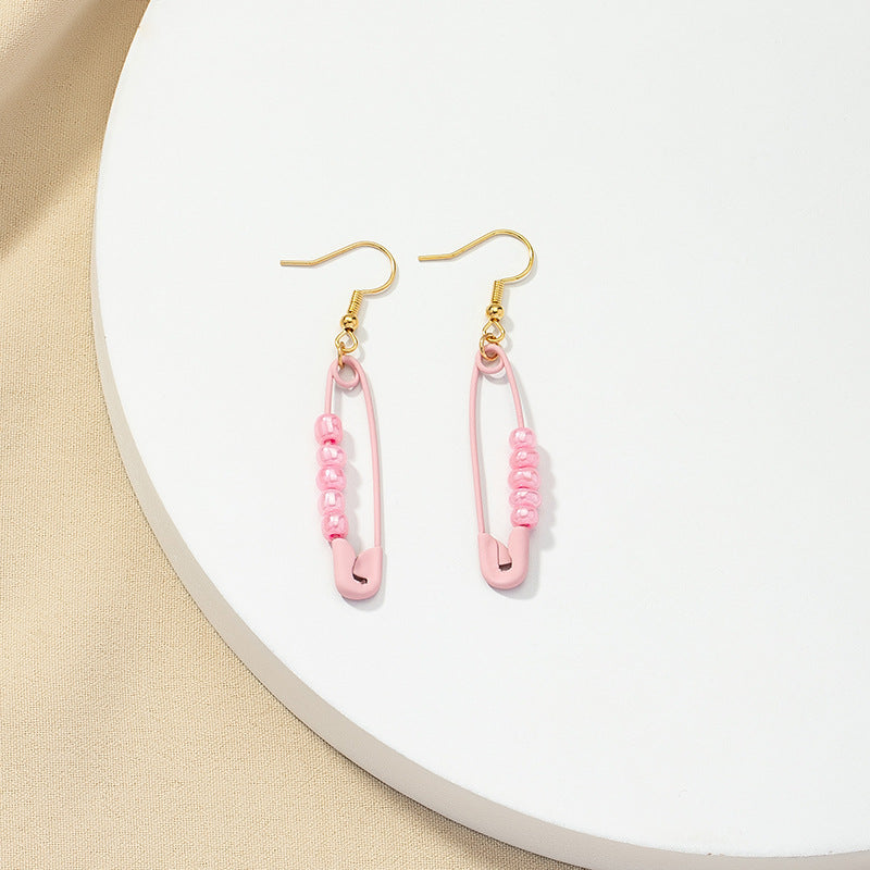 Pearl Paper Clip Earrings - Vienna Verve Collection