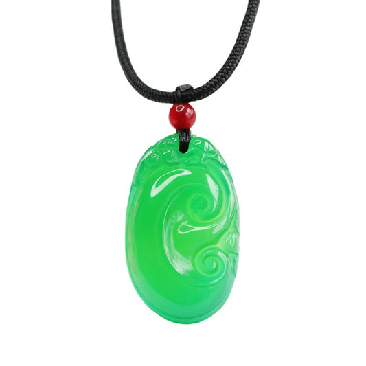 Natural Chalcedony Wishful Pendant Jewelry