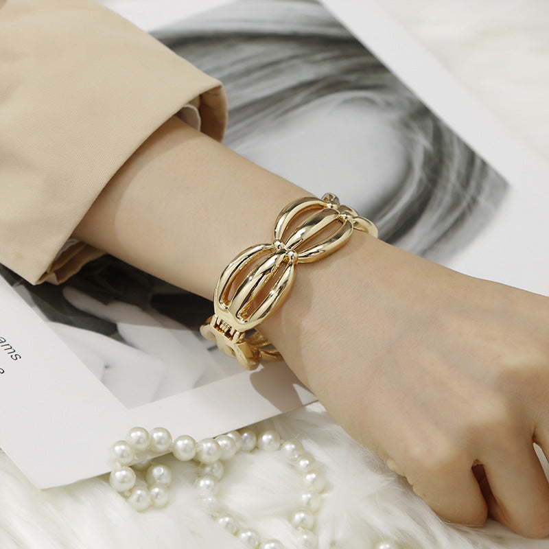 Vienna Verve Hollowed Out Bracelet - Fashion Hand Jewelry by Planderful