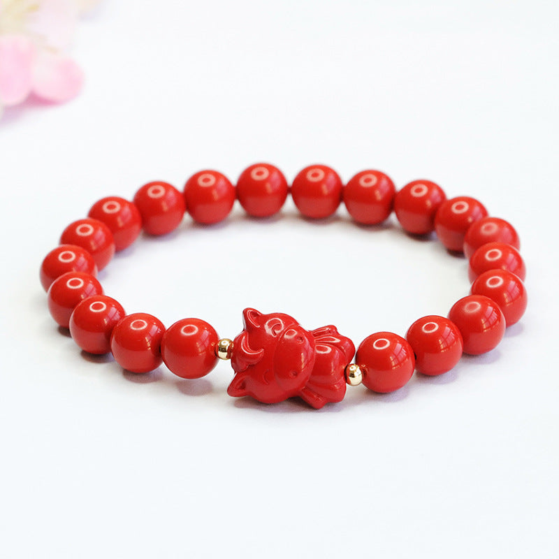 Cinnabar 12 Zodiac Bracelet