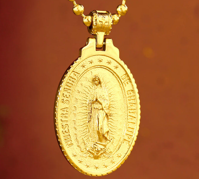 Wholesale Stainless Steel Venus Virgin Mary Pendant with Fine Polishing for Men