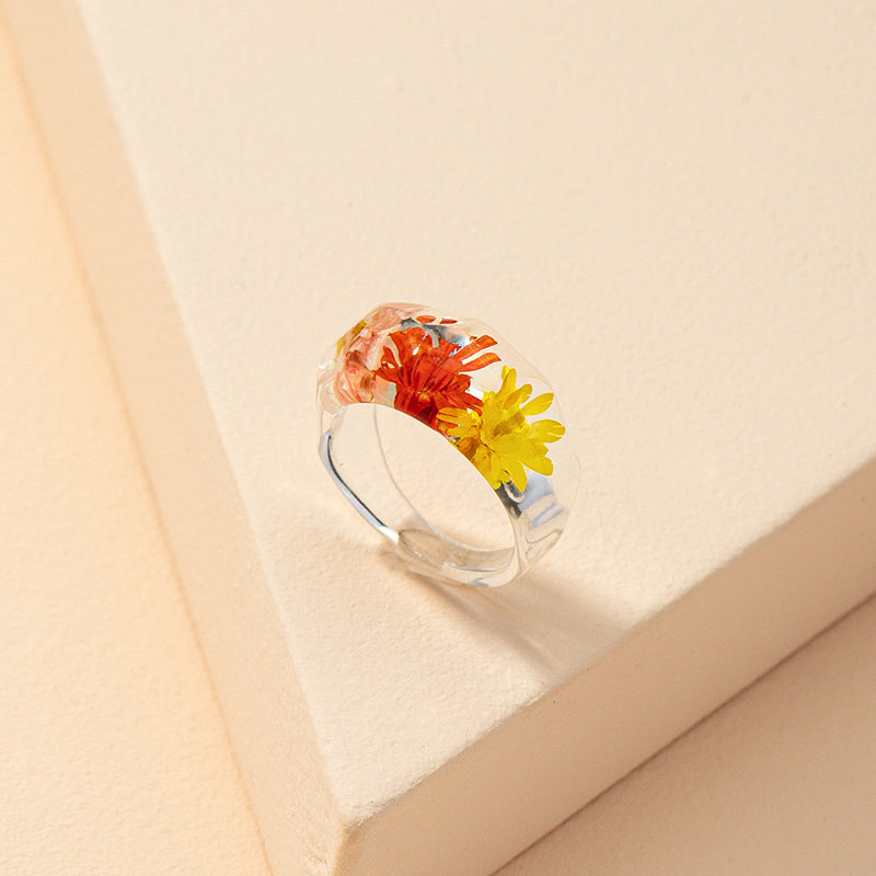 Enchanting Floral Ring - Handcrafted European and American Style Jewelry