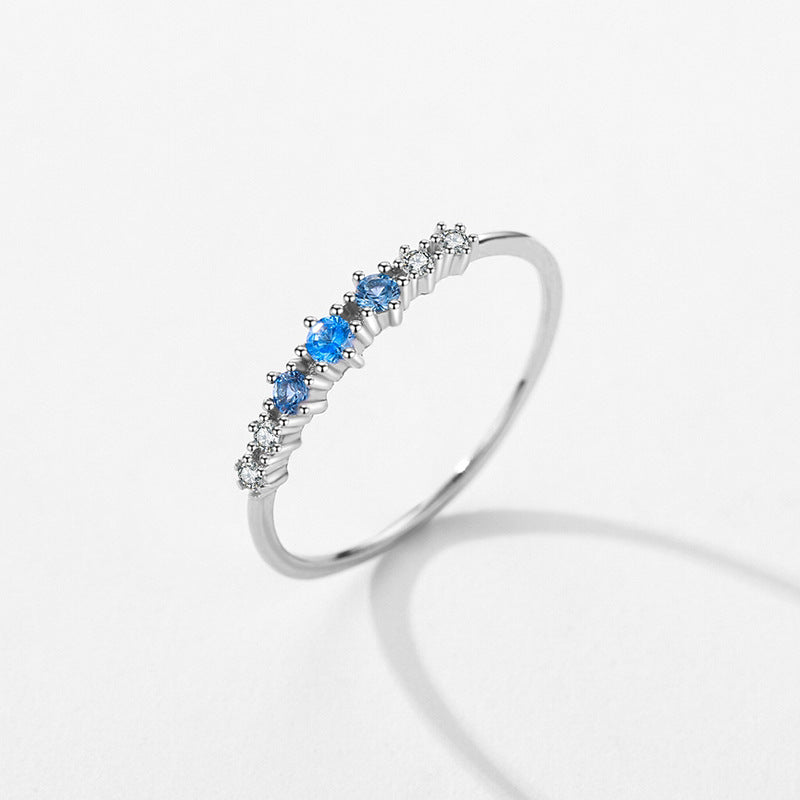 Sterling Silver Zircon Ring - Stylish and Versatile Everyday Genie