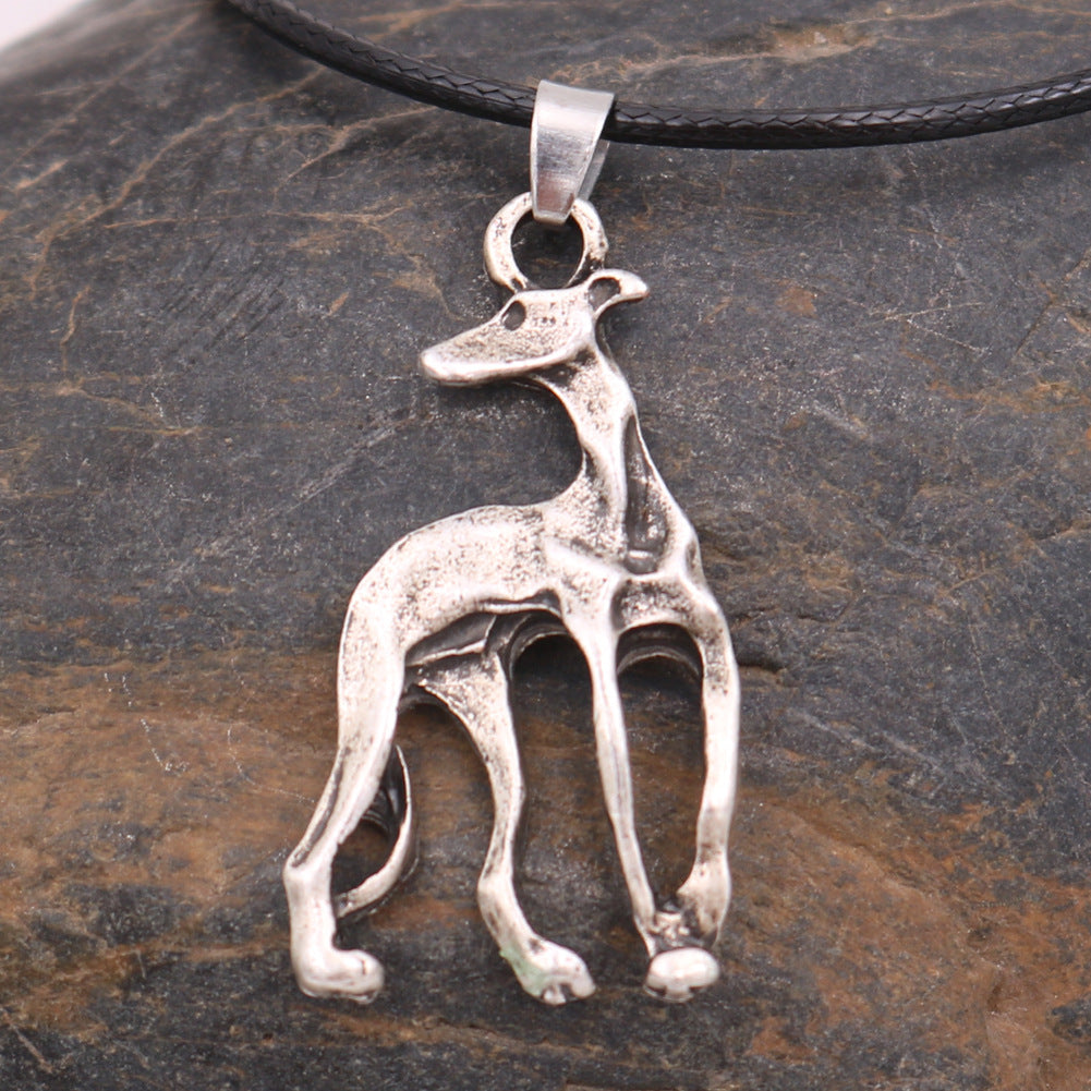 Elk Metal Necklace - European & American Fashion Pendant from Planderful Collection