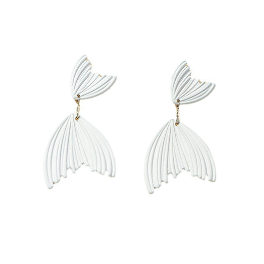 Wholesale Retro Fish Gold Earrings - Vienna Verve Collection