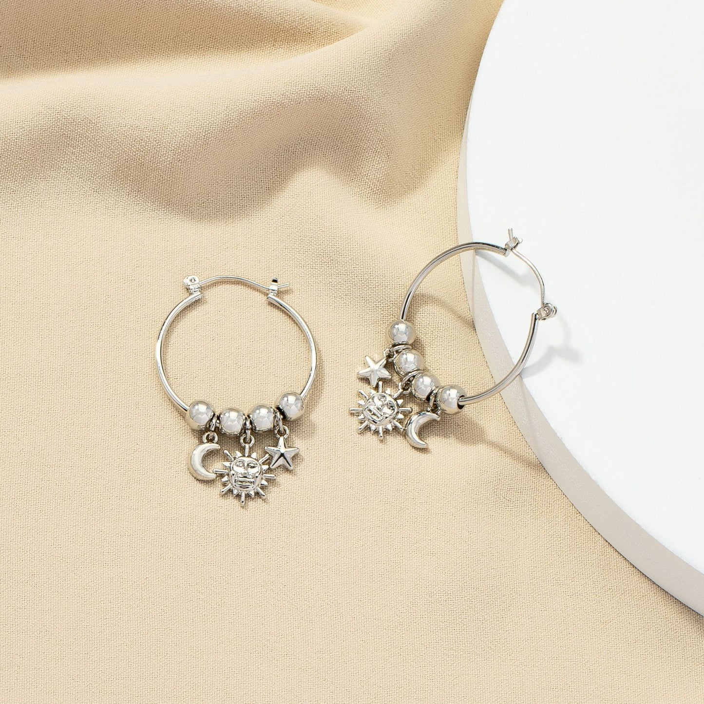 Starry Night Earrings - Street Style Metal Earrings for Fashion Enthusiasts