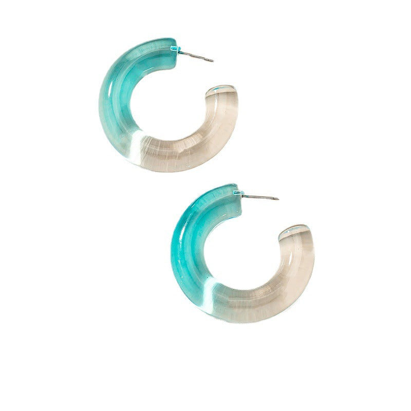 Block Acrylic Earrings - Vienna Verve Collection