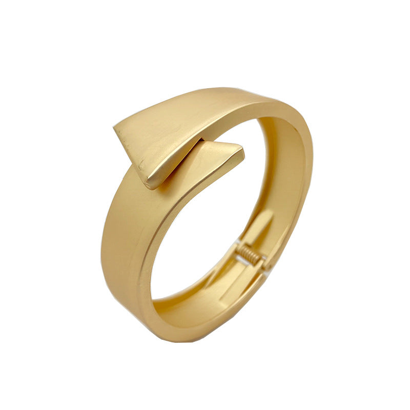 European Irregular Design Gold Bracelet for Women - Vienna Verve Collection