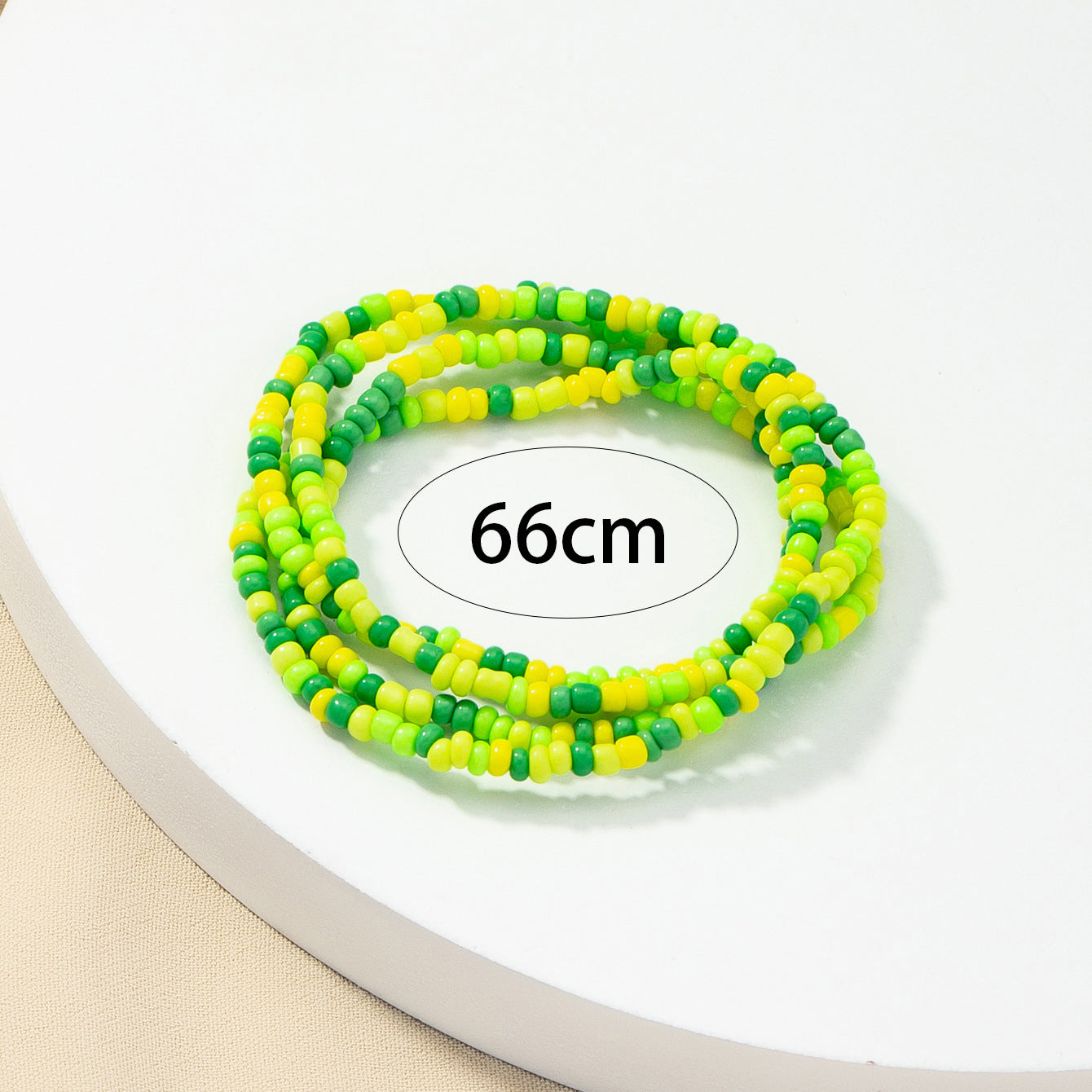 Colorful Beaded Elastic Bracelet - Vienna Verve Collection