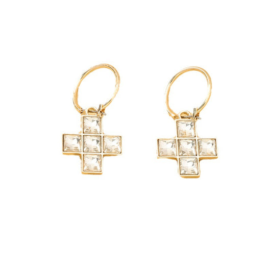 Cross Earrings - Vienna Verve Collection by Planderful