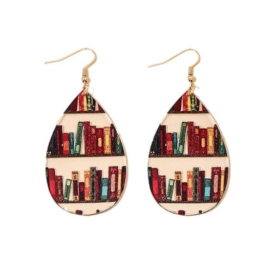 Enchanting Floral Wooden Graduation Earrings - Vienna Verve Collection