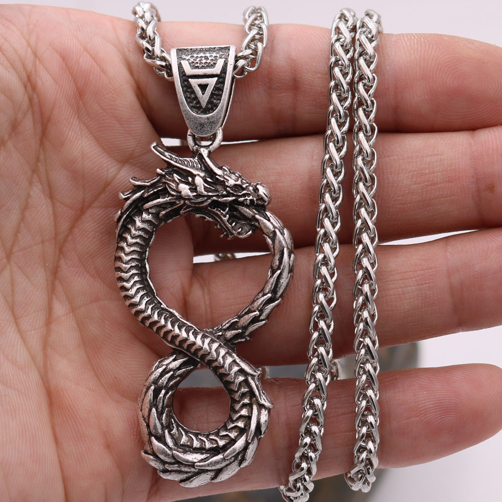 Viking Odin Mythology Necklace Pendant - Norse Legacy Collection