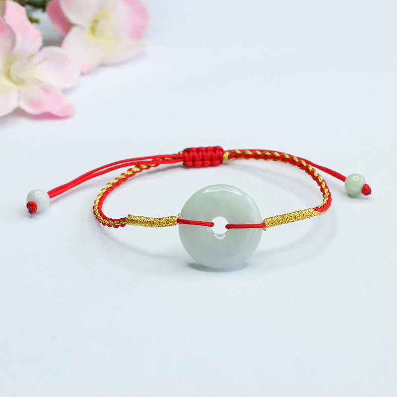 Fortune's Favor Sterling Silver Jade Bracelet