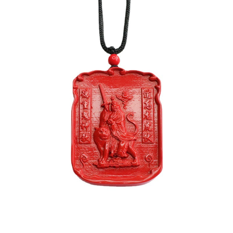 Vermilion Sand Pendant, Inspired by Daoist Zhang Master Elegance