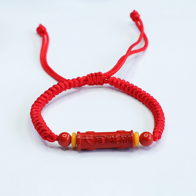 Heavenly Blessing Cinnabar Stone Bracelet