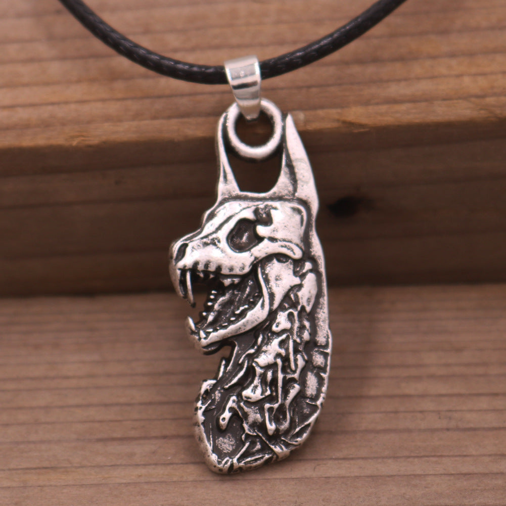 Dino Alloy Pendants - Stylish Men's Necklace from Norse Legacy