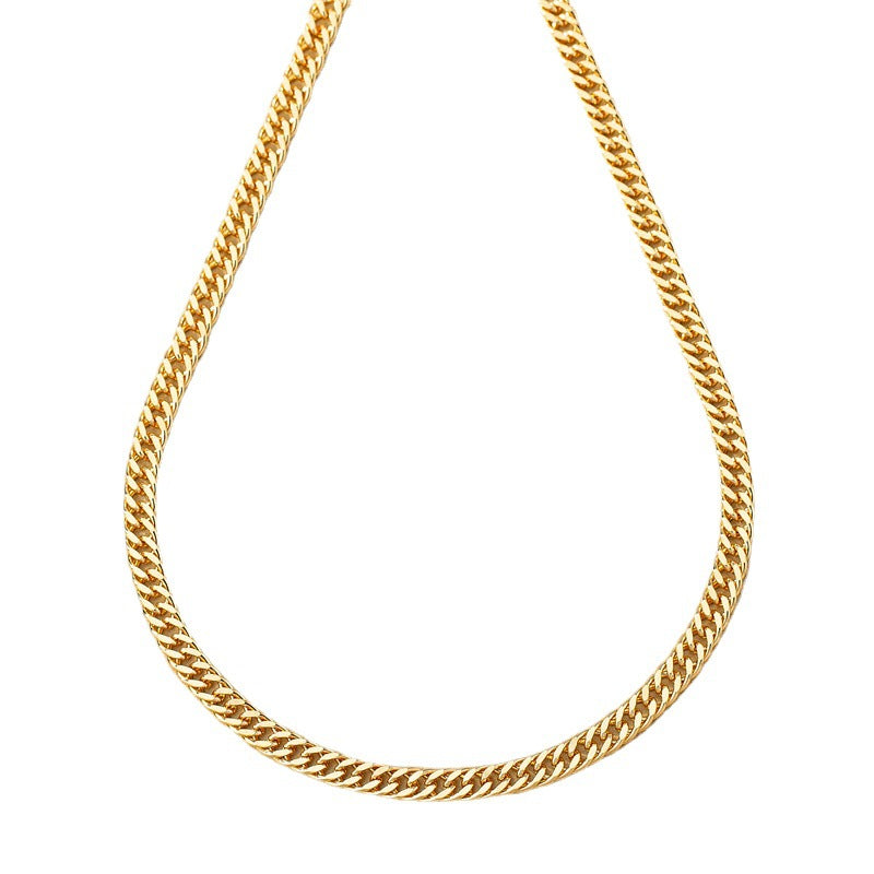 Futuristic Collarbone Chain with Geometric Design