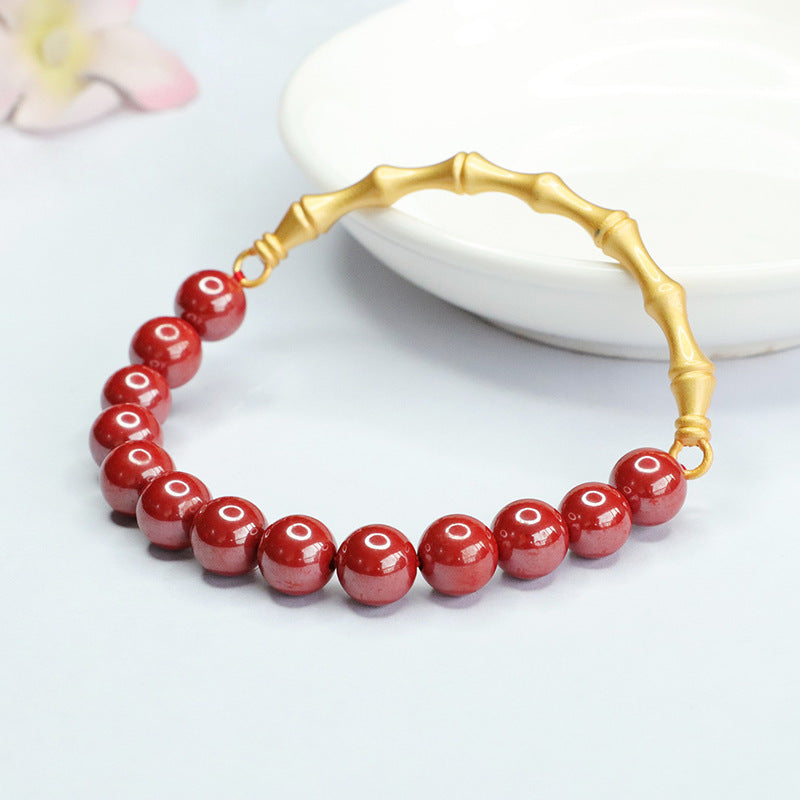 Golden Bamboo Vermilion Sand Bracelet