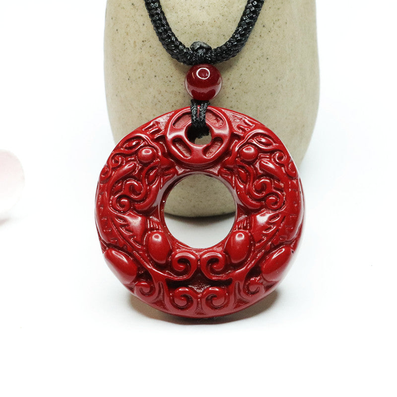 Pendant with Pixiu for Good Luck and Protection