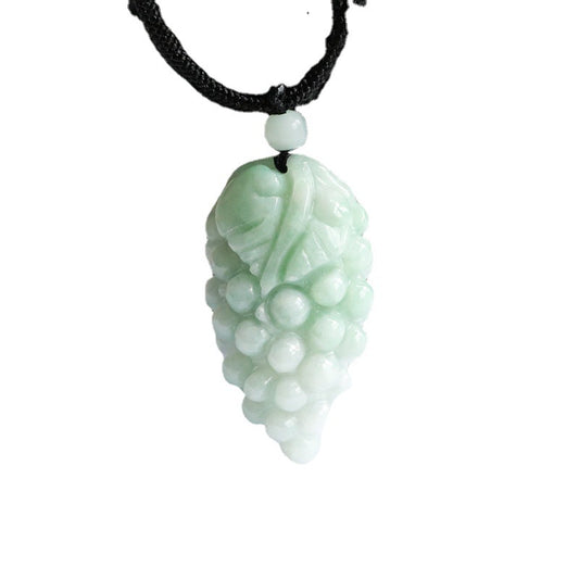 A Grade Jade Grape Pendant from Fortune's Favor Collection