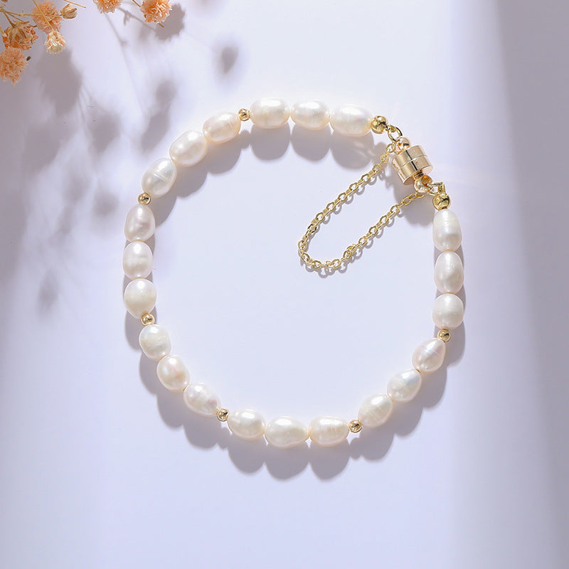 Elegant Freshwater Pearl Bracelet from Fortune's Favor Collection