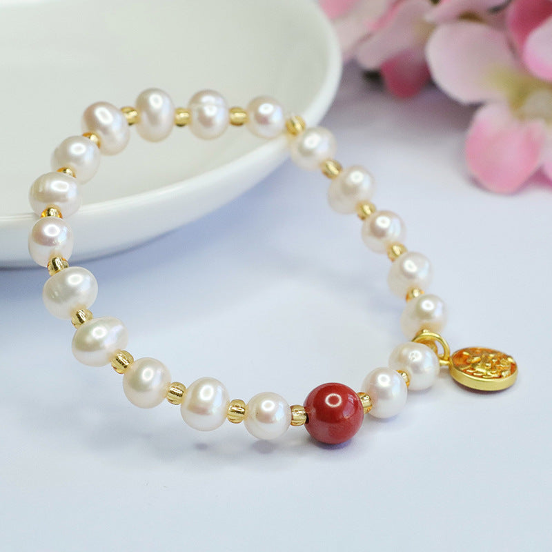 Emperor's Sand Freshwater Pearl Bracelet