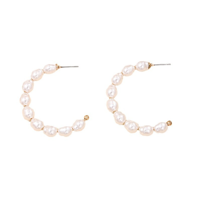 European Charm Pearl Earrings - Stylish Korean Street Fashion Statement