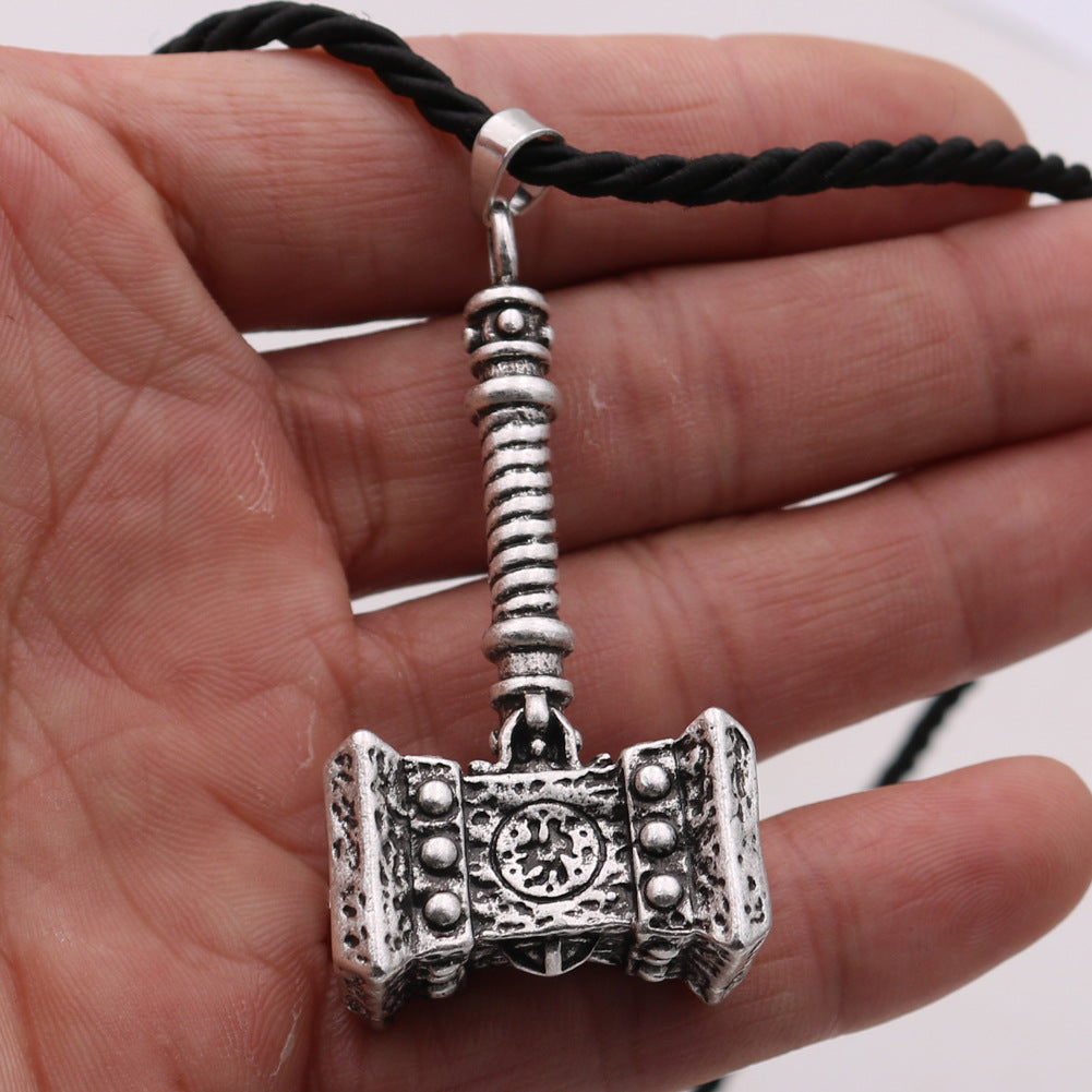 Viking Thor's Hammer Necklace - Norse Legacy Collection